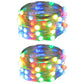 2Pcs Smart String Lights RGB Color Changing Lights String APP Control