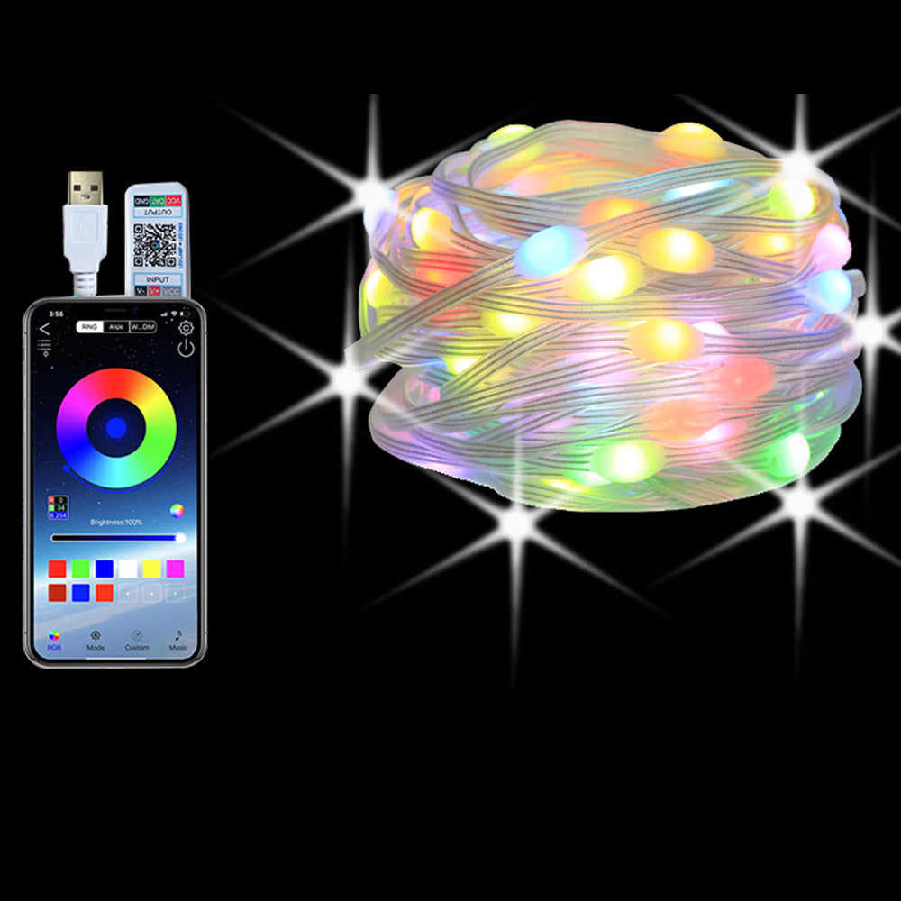 Smart String Lights RGB Color Changing Lights String APP Control