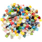 250Pcs Tiles Mosaic Stained Glass Pieces Colored For Art Craft