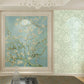 Kitchen European Style 3D Damask Flocking Non-Woven Wallpaper for Home Decoration