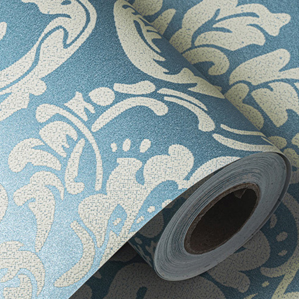 Embossed Floral Wallpaper Non-Woven 3D Wall Paper for Home Decoration