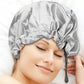 Women Double Layer Satin Silk Sleep Hat Hair Care Sleeping Bonnet Night Cap