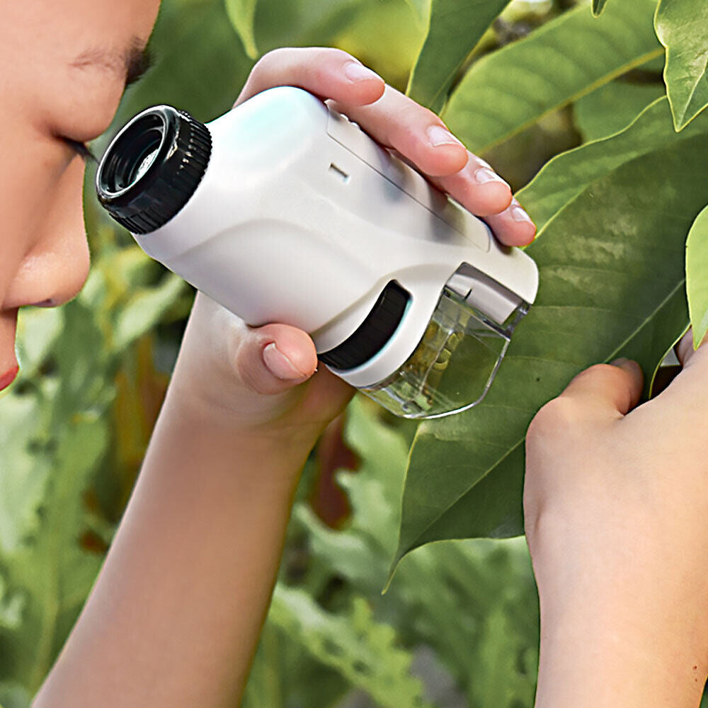 Handheld Pocket Microscope Science Toys Educational Kit for Portable