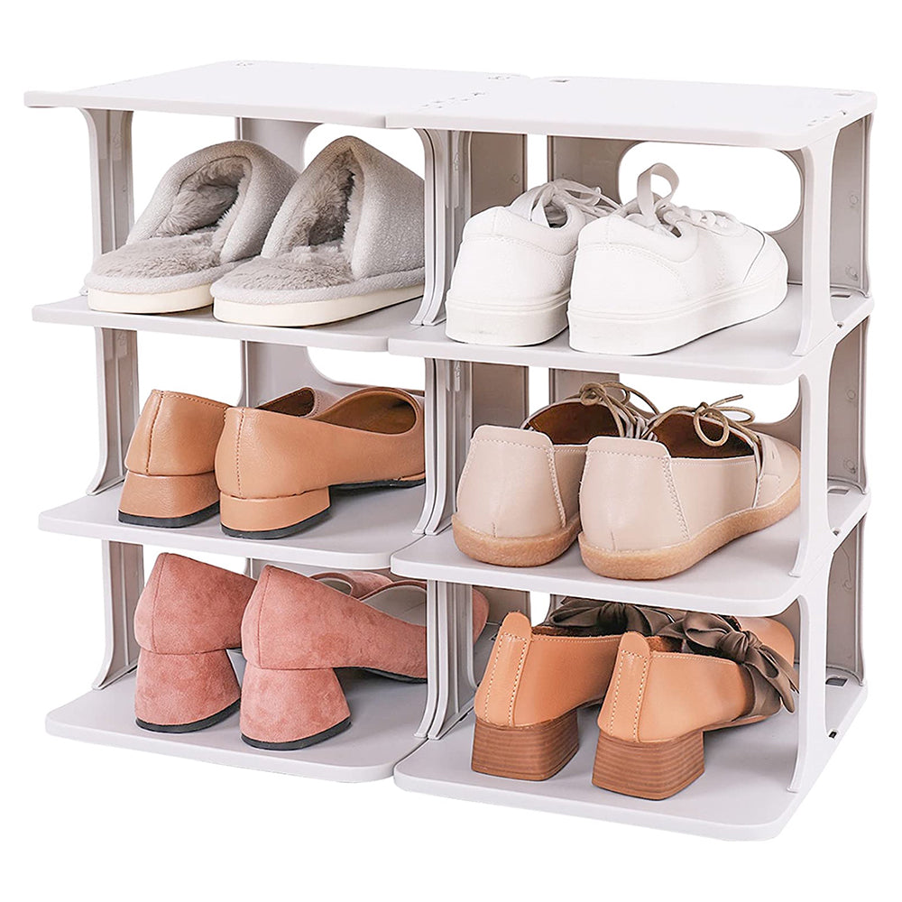 Open Design Free Combination Shoe Organizer Stackable Shoe Rack