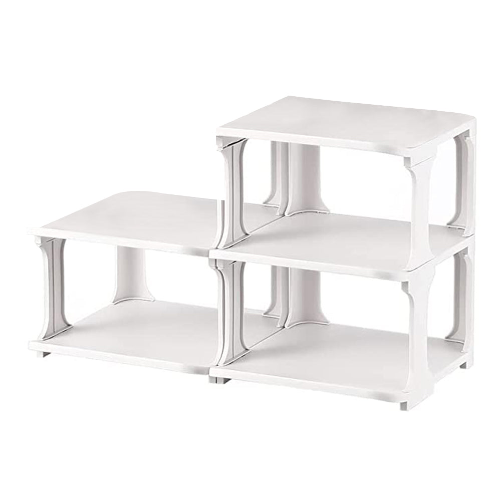 Open Design Free Combination Shoe Organizer Stackable Shoe Rack
