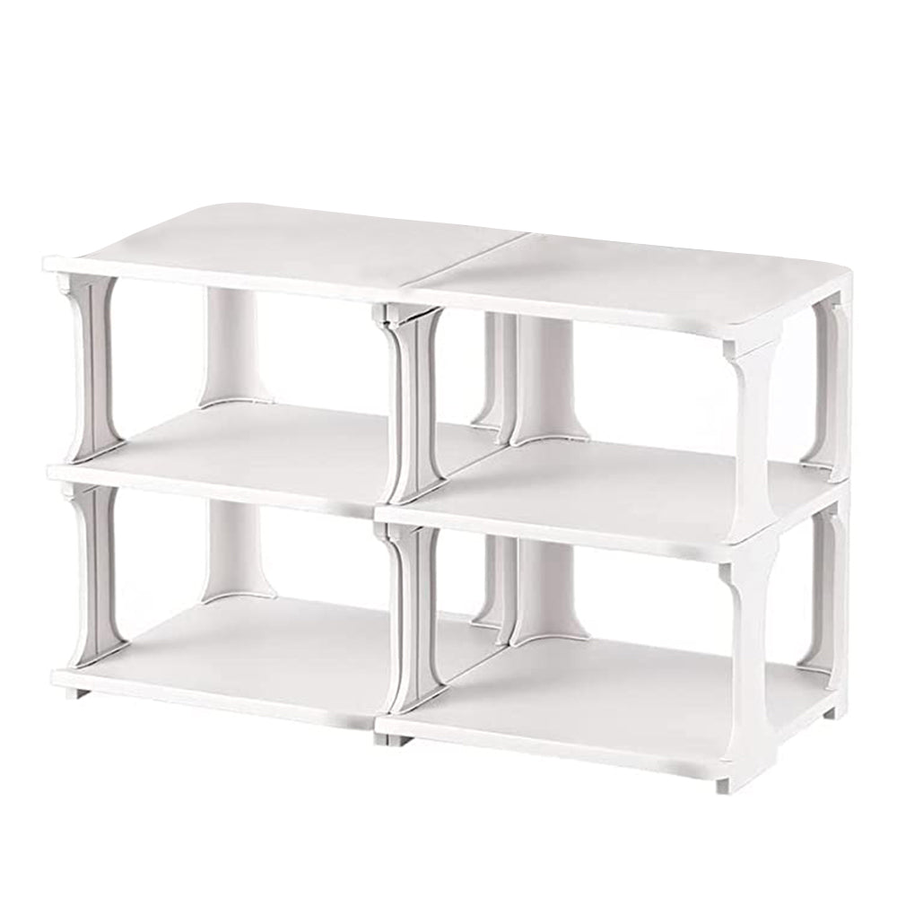 Open Design Free Combination Shoe Organizer Stackable Shoe Rack