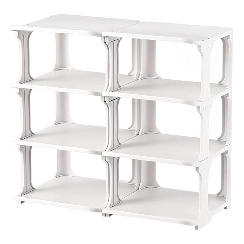 Open Design Free Combination Shoe Organizer Stackable Shoe Rack