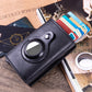 Men's Credit Card Holder with AirTag Slot Pop-up Wallet RFID Wallet