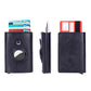 Men's Credit Card Holder with AirTag Slot Pop-up Wallet RFID Wallet