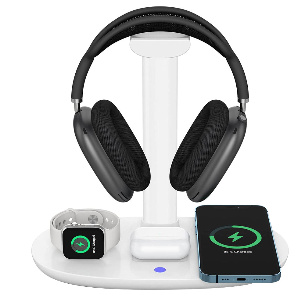 4-in-1 USB Plug Qi Wireless Charging Station for Apple Samsung
