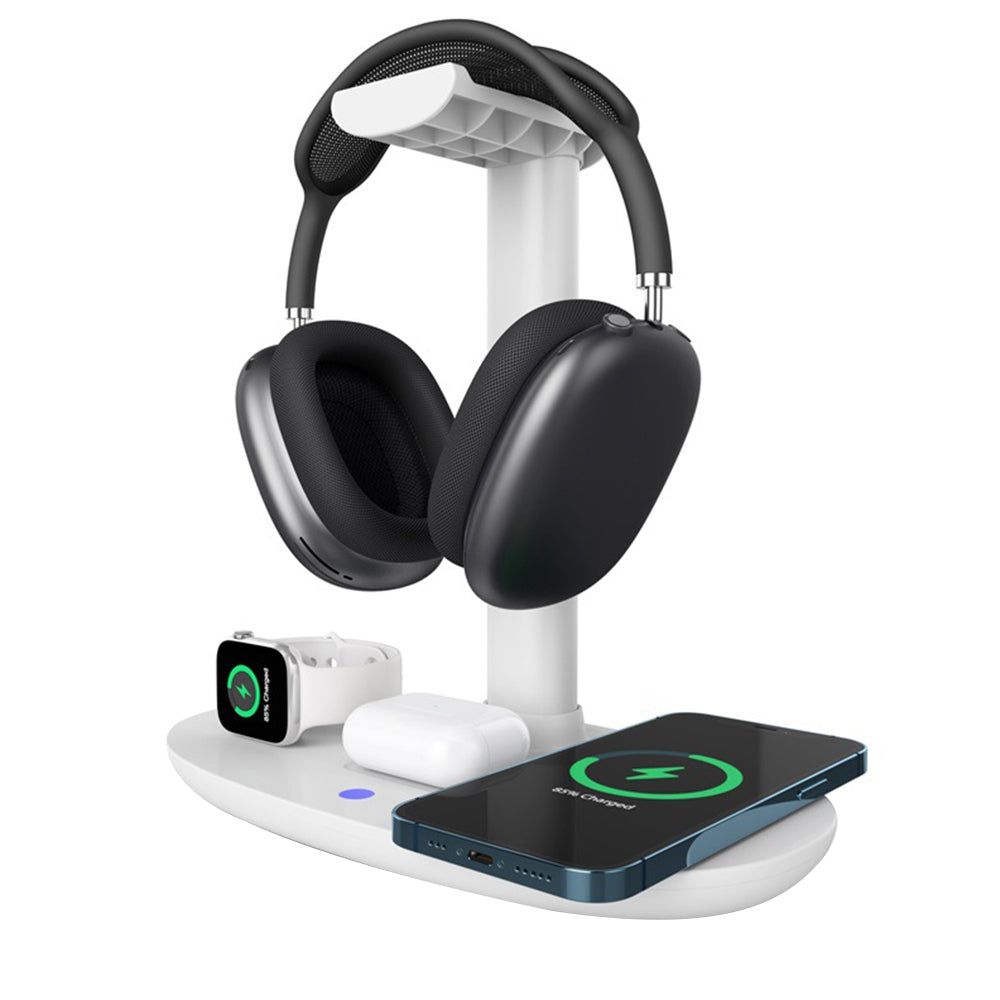 4-in-1 USB Plug Qi Wireless Charging Station for Apple Samsung