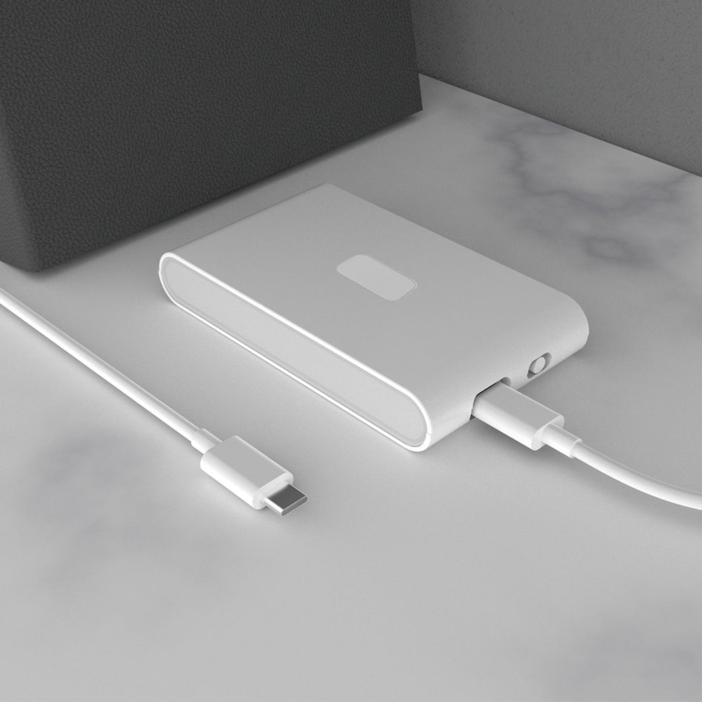 2Pcs LED Induction Night Light Wireless USB Charging Human Body Induction Wall Light