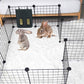 Rabbit Guinea Pig Small Animal Pet 2/4 Holes Hanging Weed Storage Feeding Bag