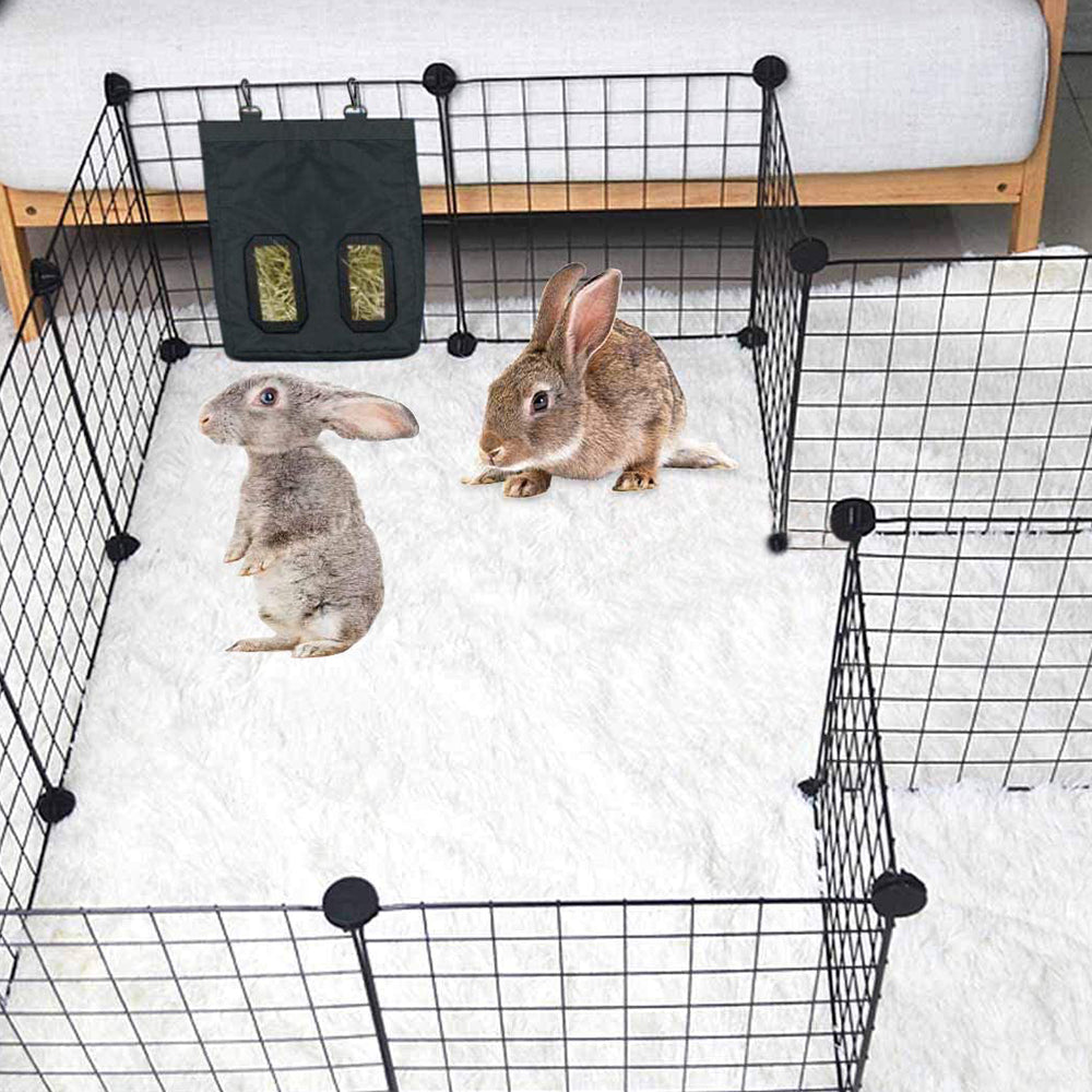 Rabbit Guinea Pig Small Animal Pet 2/4 Holes Hanging Weed Storage Feeding Bag