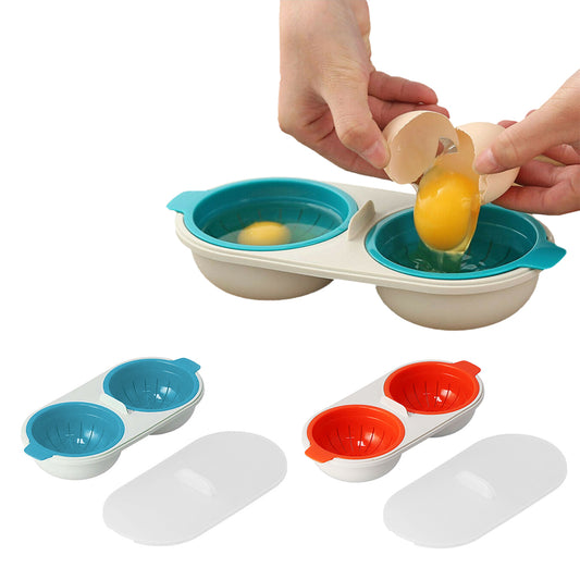 Microwave Egg Poacher Draining Egg Boiler Cooking Egg Gadget