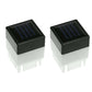 Solar Garden Light Powered Fence Post Cap Lights LED Landscape Outdoor
