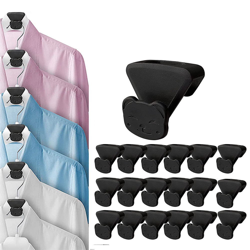 18Pcs Clothes Hanging Hooks-Bear