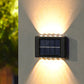 2 Pack 10LED Solar Wall Lights Water-resistant Garden Outdoor Fence Yard