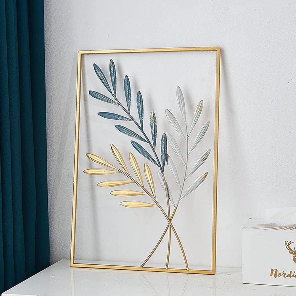 Metal Leaf Wall Hanging Decoration-Small Leaf Style