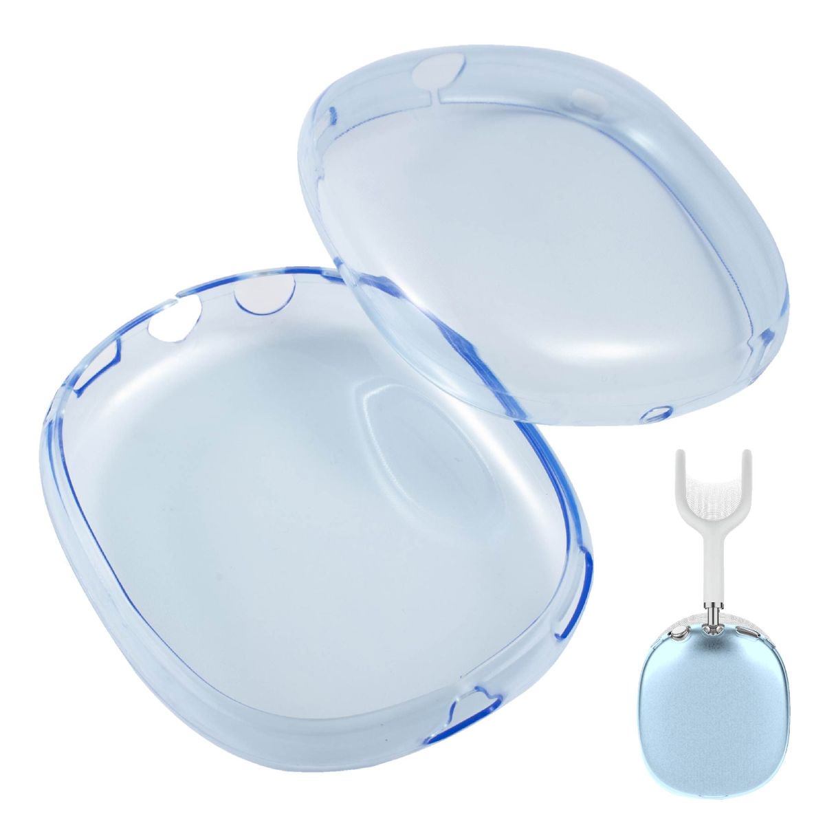 Headphone Clear Case Shockproof Full Cover Protector for Apple AirPods Max