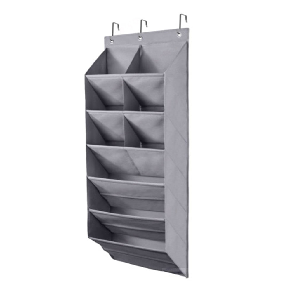 Multi Pockets Door Hanging Shoes Storage Bag with Hooks-9 Grids