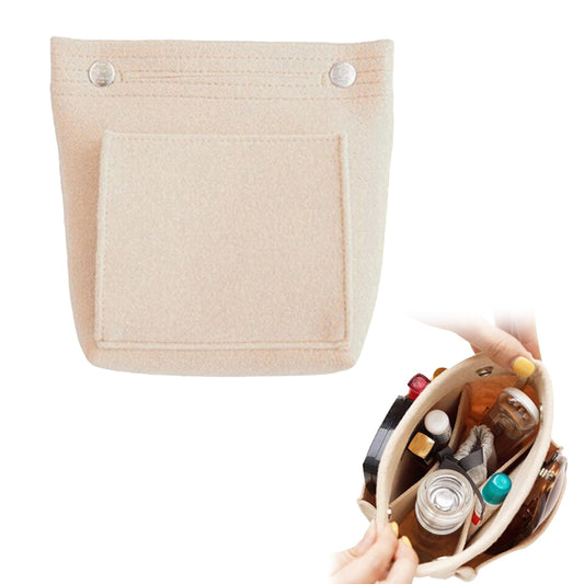 Women Felt Multi-Pocket Travel Purse Insert Bag