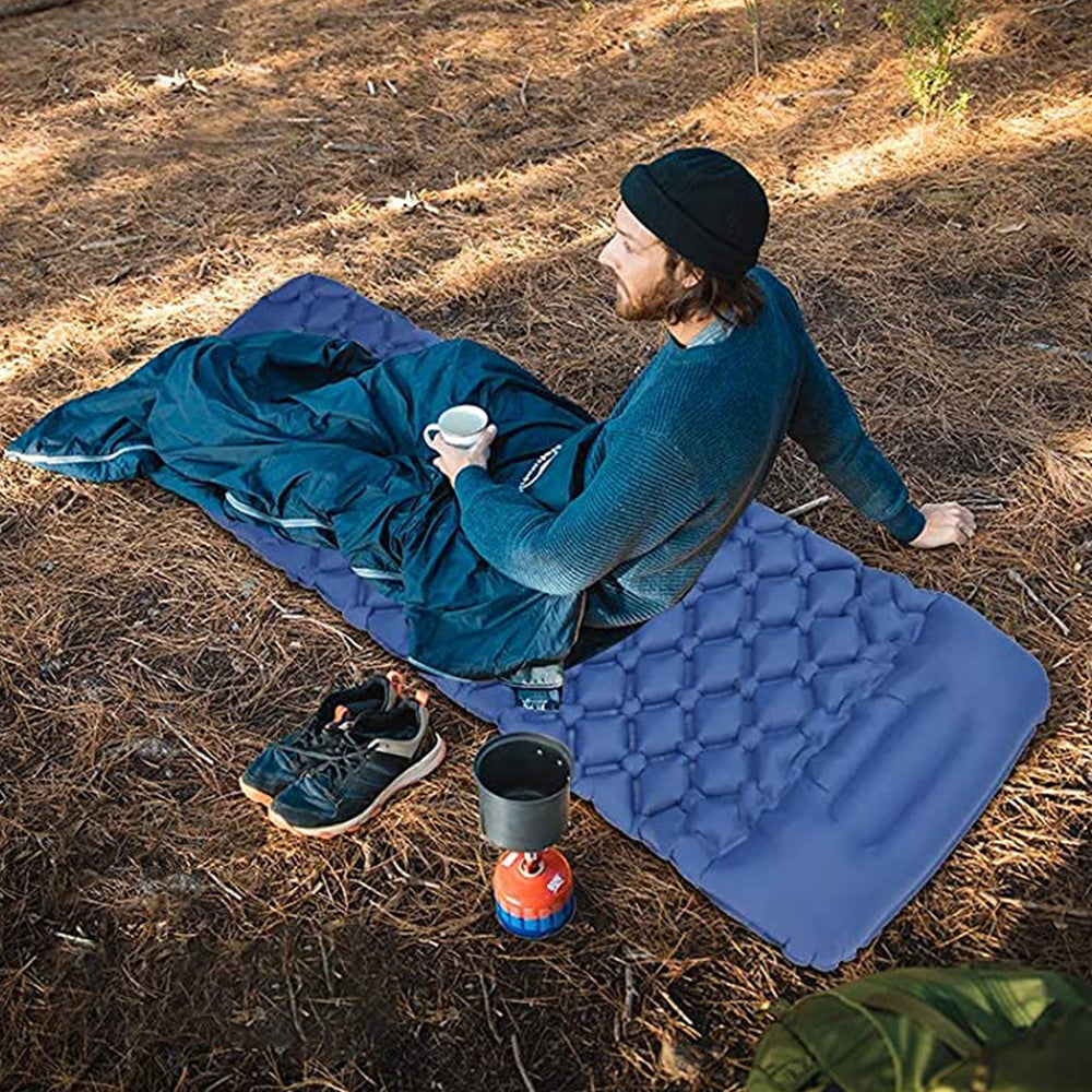 Inflatable Cushion Outdoor Camping Sleeping Pad Portable Soft TPU Air Mattress