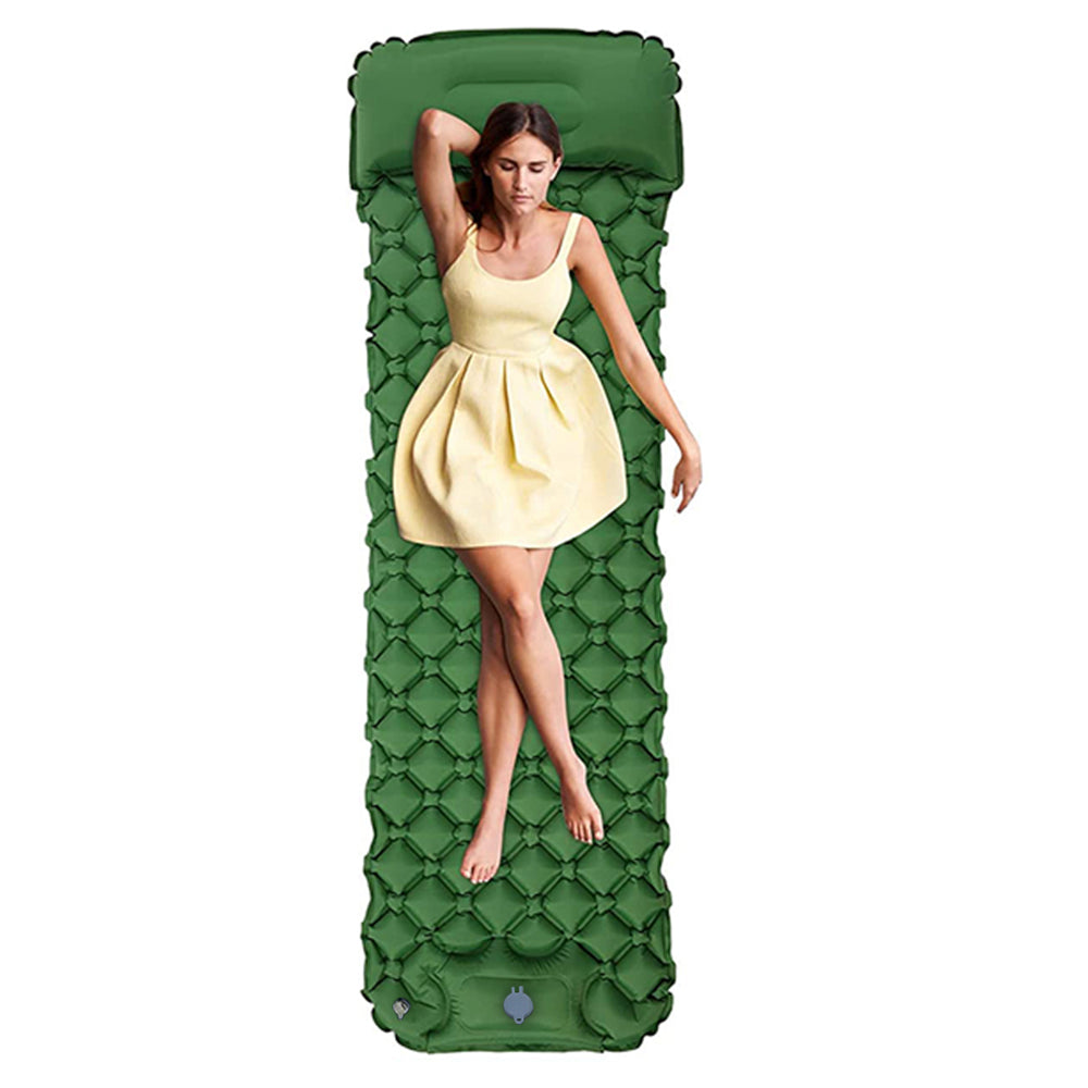 Inflatable Cushion Outdoor Camping Sleeping Pad Portable Soft TPU Air Mattress