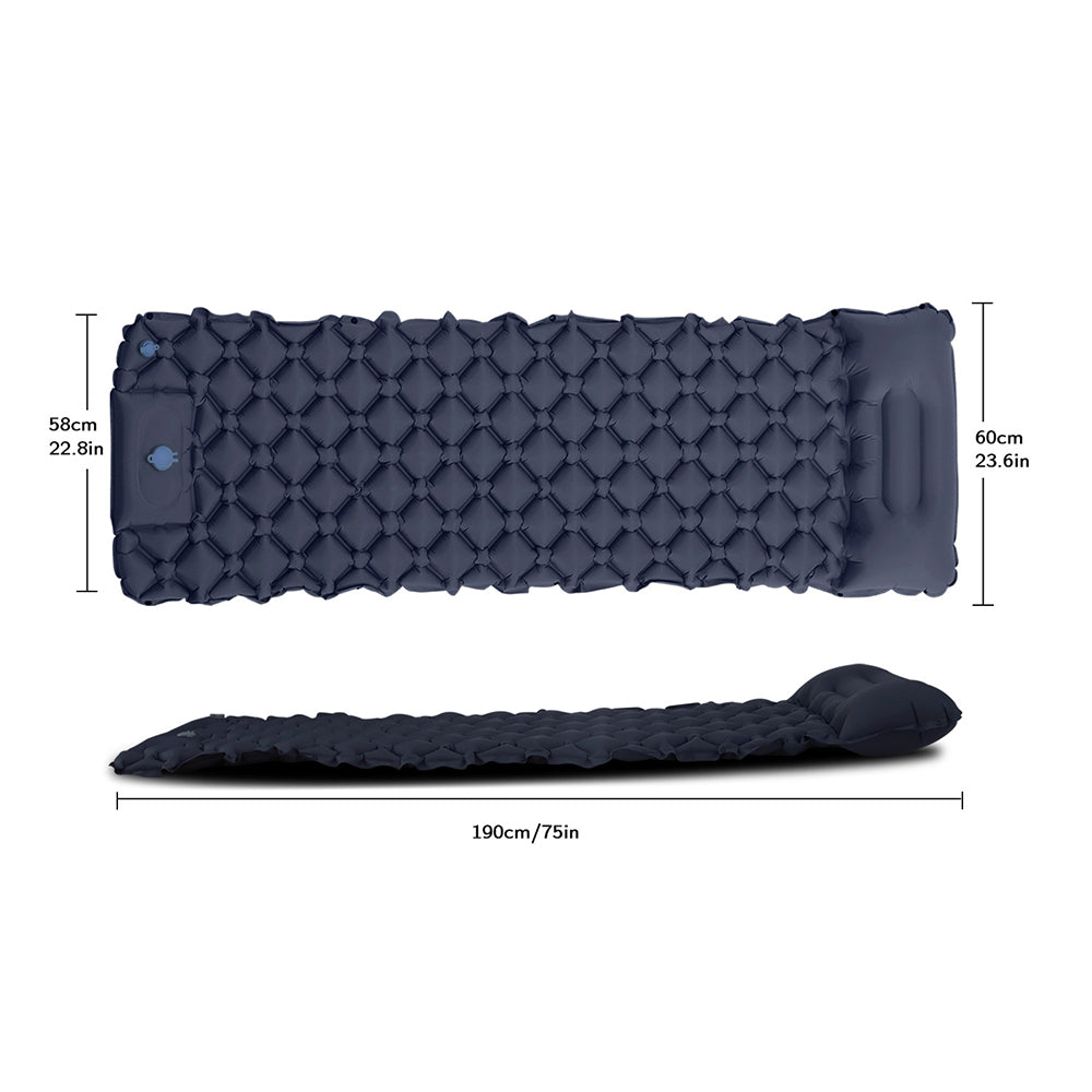Inflatable Cushion Outdoor Camping Sleeping Pad Portable Soft TPU Air Mattress