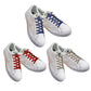 3 Pairs Unisex Elastic No Tie Shoe Laces Screw Shoelaces Lazy Shoe Lace
