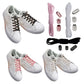 3 Pairs Unisex Elastic No Tie Shoe Laces Screw Shoelaces Lazy Shoe Lace