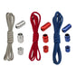3 Pairs Unisex Elastic No Tie Shoe Laces Screw Shoelaces Lazy Shoe Lace