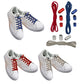 3 Pairs Unisex Elastic No Tie Shoe Laces Screw Shoelaces Lazy Shoe Lace