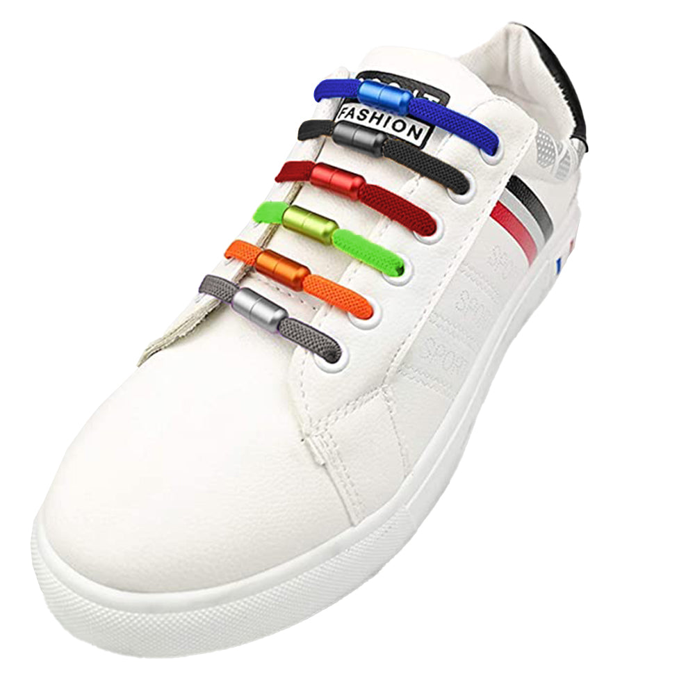 3 Pairs Unisex Elastic No Tie Shoe Laces Screw Shoelaces Lazy Shoe Lace