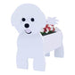 Animal Shaped Dog Flower Pot-Bichon Frise