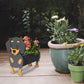 Animal Shaped Dog Shape Planter PVC Garden Decoration Dog Flower Pot-Dachshund