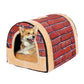 2-in-1 Foldable Pet Beds with Removable Cushion