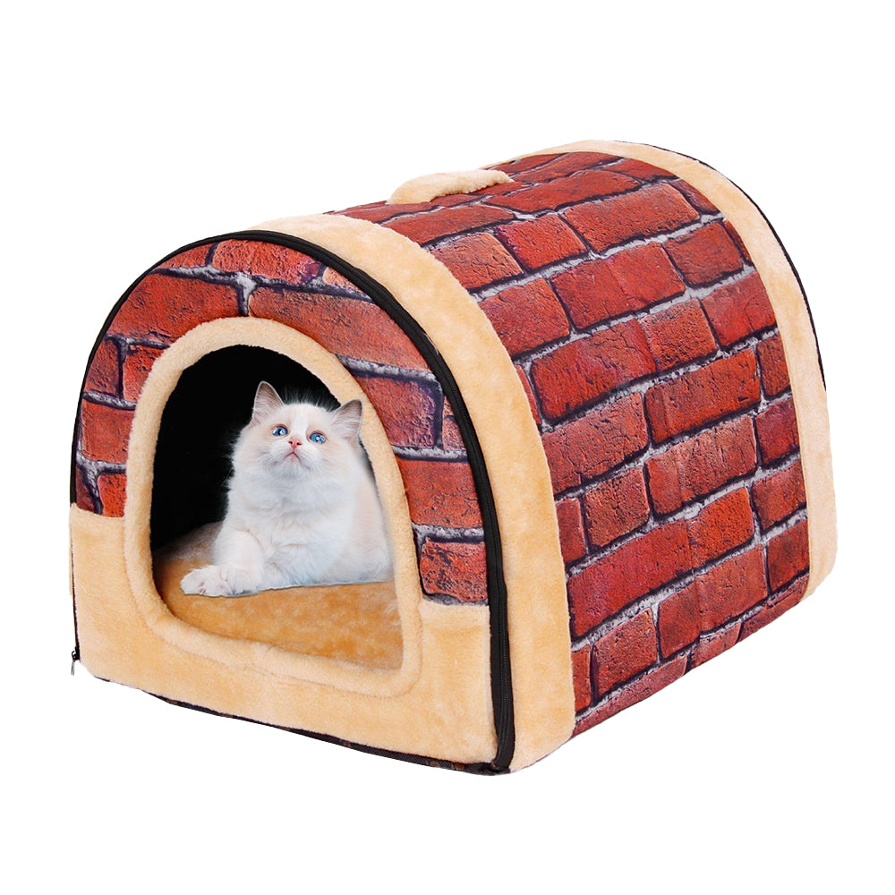2-in-1 Foldable Pet Beds with Removable Cushion