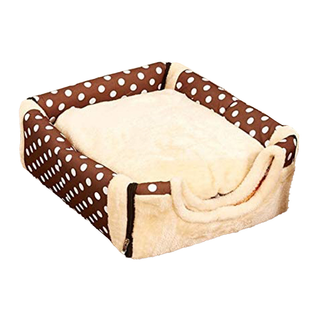 2-in-1 Foldable Pet Beds with Removable Cushion