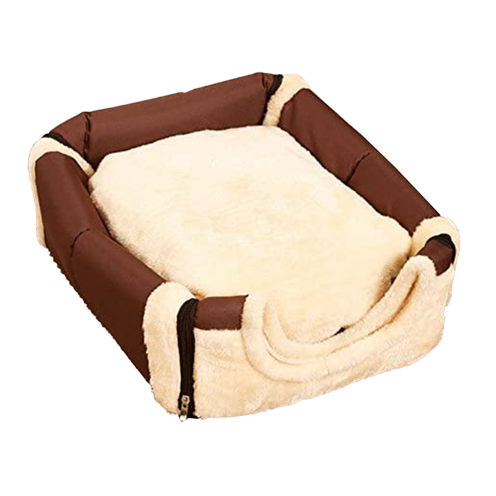 2-in-1 Foldable Pet Beds with Removable Cushion