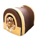 2-in-1 Foldable Pet Beds with Removable Cushion