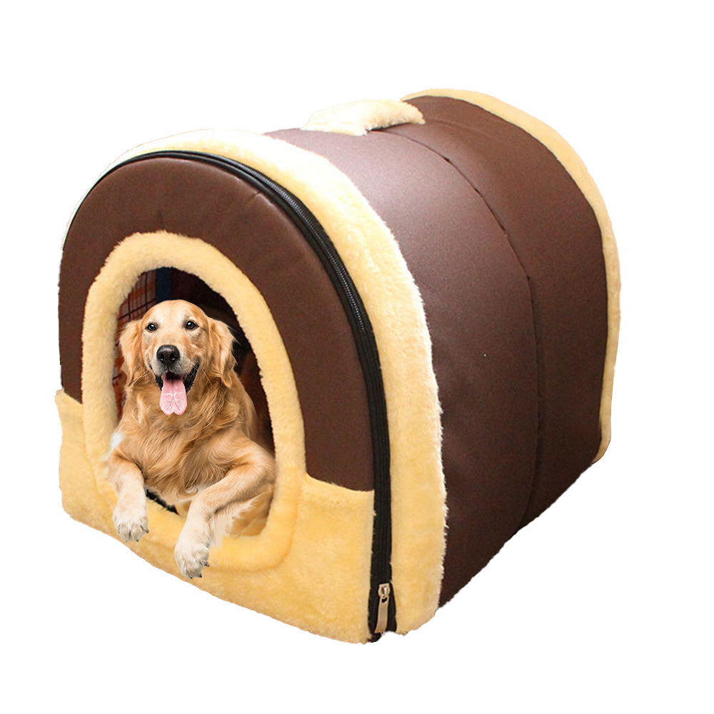 2-in-1 Foldable Pet Beds with Removable Cushion