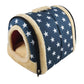 2-in-1 Foldable Pet Beds with Removable Cushion