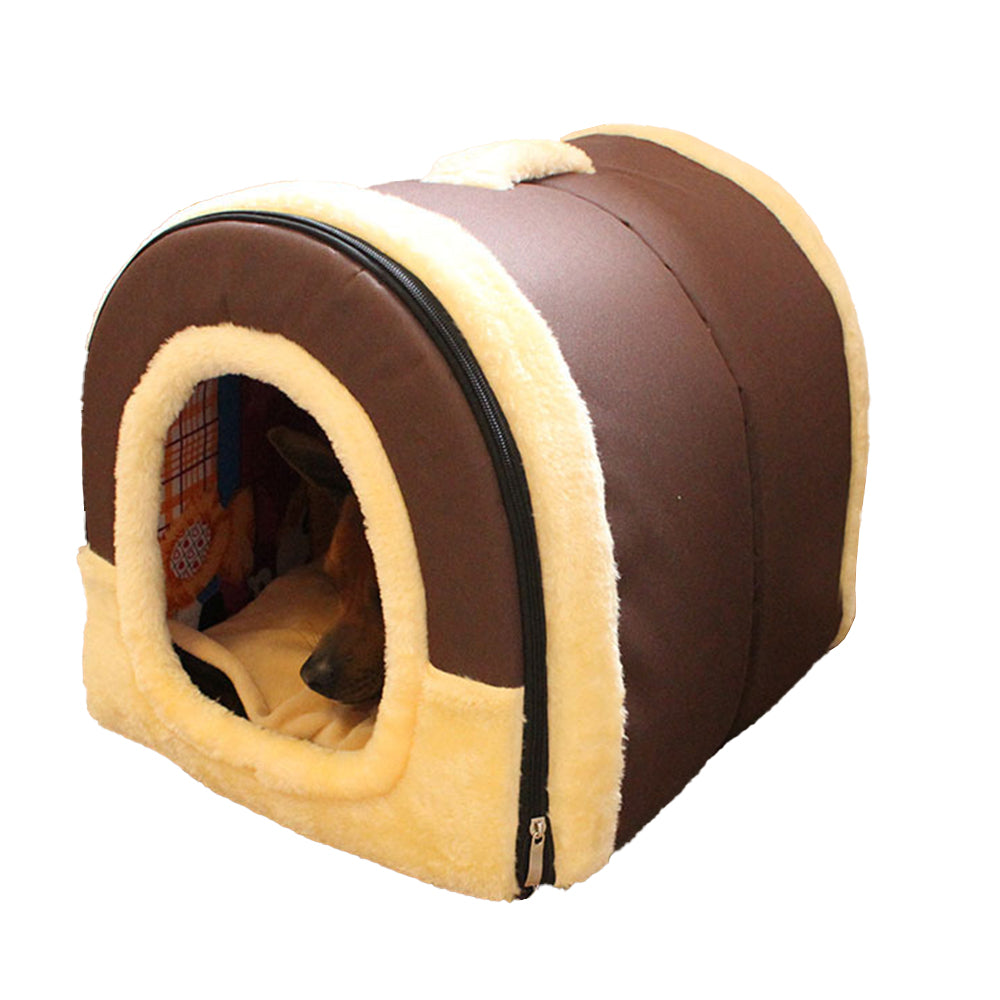 2-in-1 Foldable Pet Beds with Removable Cushion