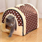 2-in-1 Foldable Pet Beds with Removable Cushion