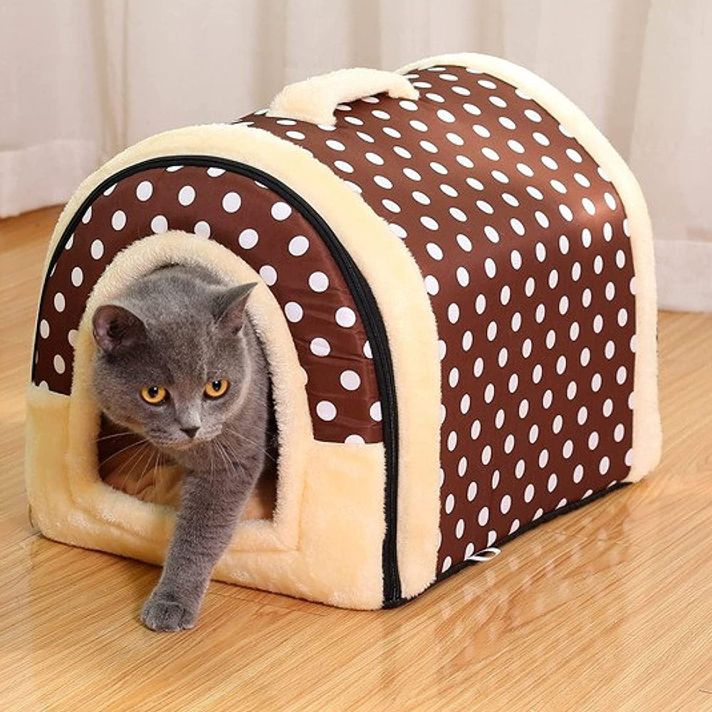 2-in-1 Foldable Pet Beds with Removable Cushion