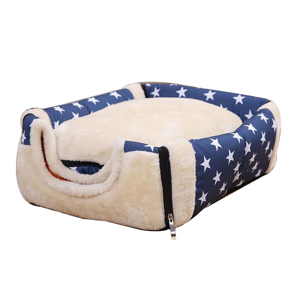 2-in-1 Foldable Pet Beds with Removable Cushion