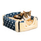 2-in-1 Foldable Pet Beds with Removable Cushion