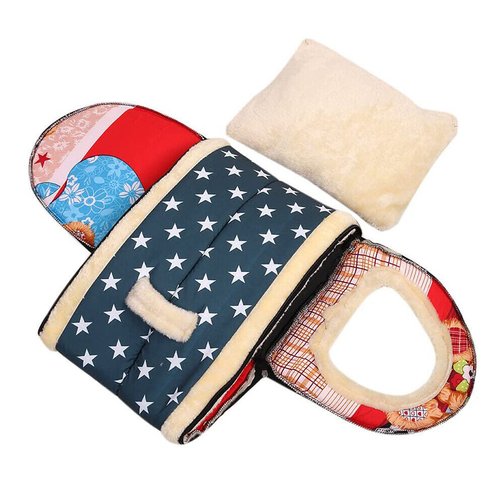 2-in-1 Foldable Pet Beds with Removable Cushion