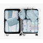 7Pcs Packing Cubes Travel Luggage Storage Bag